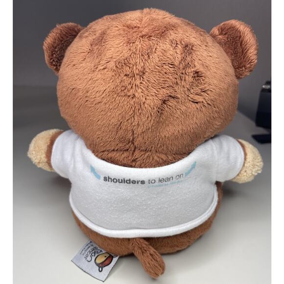 Toon Spencer Nice Guy Teddy Bear Plush 8” Wong Fu Productions Awkward Animals - Picture 4 of 14